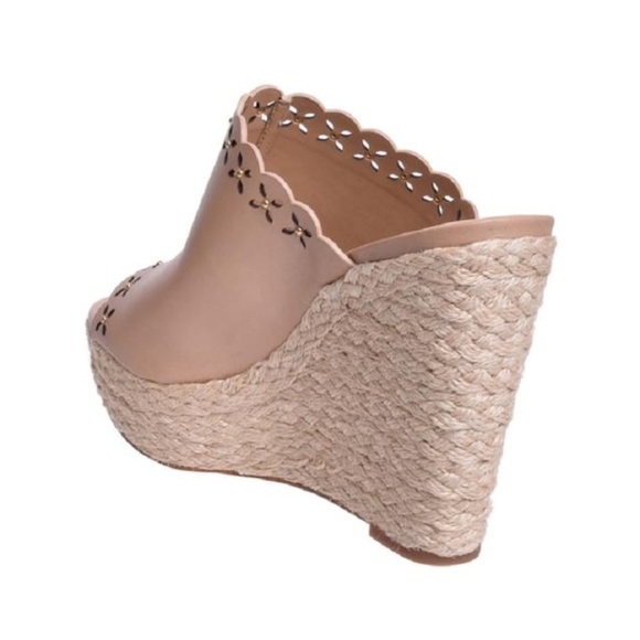 Michael Kors Thalia Mule High Wedge Sandal Toffee - Picture 3 of 3
